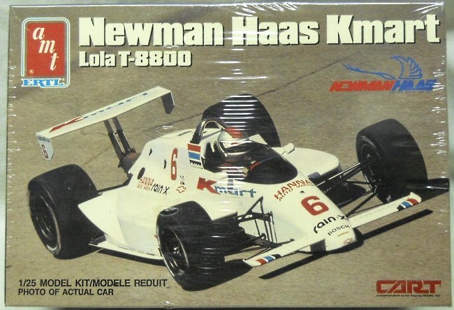 AMT 1/25 Lola T-8800 Newman Haas Kmart CART, 6753 plastic model kit